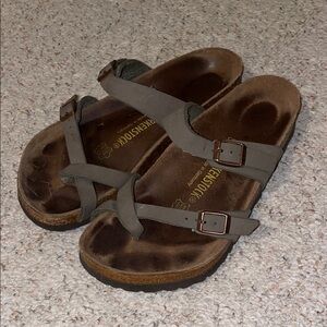 Birkenstock Olive Double-Strap Sandals